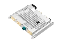 TTControl Fusion: Steuergerät im Aluminium-Kühlkörpergehäuse mit mehreren Steckverbindern