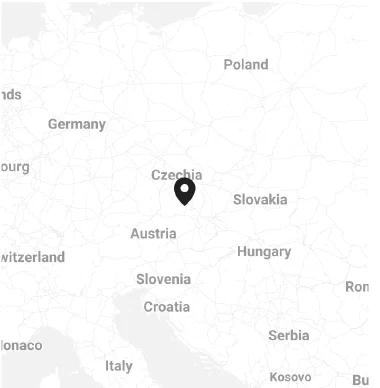 Karte mit dem Standort in Niederösterreich, Österreich
